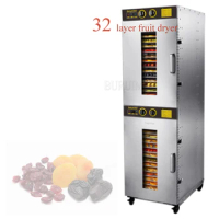 32-Layers Commercial Food Dehydrator Drying Fruit Machine Household Vegetables &amp; Fruits Dehydration Machine Fruit Dryer 220v