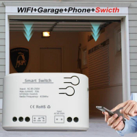 EWELINK WIFI Smart Garage Door Opener Gate Open Controller Remote Control Switch Relay Module Voice Control Alexa Google Home