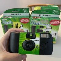 Kamera Filem Pakai Buang, Fujifilm, Koleksi 1258, 27 Tembakan, Gaya Retro Ins Fool, Sesuai untuk Fot