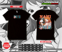 KAOS ANIME ONE PIECE NAMI UNISEX BAHAN COTTON COMBED 24s PREMIUM Distro Katun Nyaman Pria