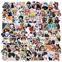 [HOT]10/30/50/100PCS Mix Cartoon Anime Stickers Naruto   Decals DIY Laptop Phone Luggage Car Sticker