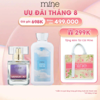Combo Midnight 212 Perfume 30ml & Love In The Air Shower Gel