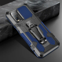 Y21 Y20 S Y53s Shockproof Case Belt Clip Back Panel for Vivo Y20S Case Bumper Funda Vivo Y21S Case Y 20 21 31 20s 73 52 Y31 Y33s