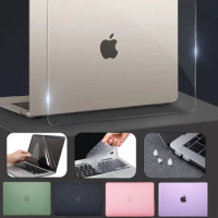 Laptop Case For MacBook Pro 13 Case 2022 M1 A2338 M2 Air 13.6 15 Touch Coque Macbook Air 13 Case Funda Pro 16 14 M3 accessories