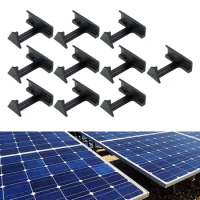 10PCS 30mm Solar Panel Water Drainage Clips Photovoltaic Panel Water Drained Away Clip Water Dust Remove Tool