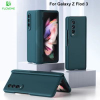 Floveme Armor Matte Fold Case For Samsung Galaxy Z Fold 3 5G Ultra-Thin All-included Protection Hard Cover For Samsung Z Fold 3