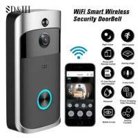 720P HD Smart Home Wireless WIFI Doorbell Camera Security Video Intercom IR Night Vision AC Battery Operated House Doorbell New