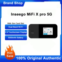 Inseego MiFi X PRO M3100 5G Sim WiFi Router Dual-Band 2.4" Touchscreen Pocket Hotspot With RJ45 Ethernet Port 5050 mAh Battery