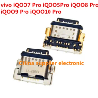 5pcs-30pcs for vivo cPro iQOO5Pro iQOO8 Pro iQOO9 Pro iQOO10 Pro USB Charging Connector Plug Dock Socket Port