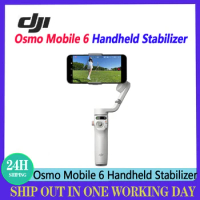 DJI Osmo Mobile 6 Handheld Gimbal Stabilizer Selfie Tripod 3-Axis rotation With lighting Phone Stabilizer for All Smartphones