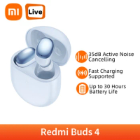 Xiaomi Redmi Buds 4 Earphone Hybrid Vocalism Wireless Bluetooth 5.2 Mi True Wireless Headset CD-level Sound Quality