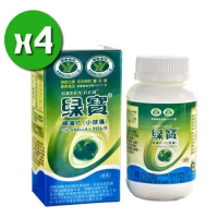 【綠寶】 綠藻片(小球藻)x4瓶(900錠/瓶)+綠藻片隨身包x3(10錠/包)