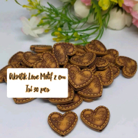 Akrilik Manik Kupu  Manik Love Manik Love Mote Warna Mote Love Mote Love