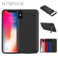 NTSPACE 4200mAh For iPhone XR Battery Charger Case 5200mAh Portable Power Bank Charging Cover For iPhone XS Max Battery Cases