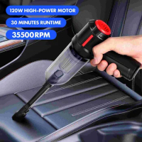 Electric Vacuum Portable Air Blower Handheld Cordless Computer Duster Blower For Keyboard Laptop Electronics Cleaning