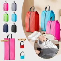 Portable Shoe Storage Bags Travel Shoe Cover Pouch Waterproof Pocket Unisex Zipper Organizer Bag Moistureproof Shoe Storage Pack