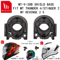 MT helmet parts MT THUNDER 4 REVENGE 2 S STINGER 2 shield base holder parts MT-V-28B/MT-V-14B shield base 1pair