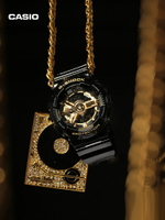 casio旗艦店GA-110GB黑金運動雙顯防水手表男卡西歐正品G-SHOCK【北歐居家生活】