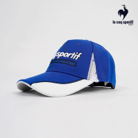 【LE COQ SPORTIF 公雞】高爾夫系列 男款寶藍色輕量吸汗速乾專業高爾夫球帽 QGT0J100