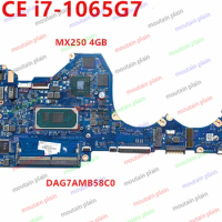 DAG7AMB58C0 G7AL For HP 14-CE 14-CE0507NA Used Motherboard SRG0N i7-1065G7+MX250 4GB L67080-601 L67080-001