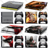 【全球優品匯】俠士 PS4 游戲機彩貼  god of war戰神 彩膜 貼紙全身痛貼手柄貼