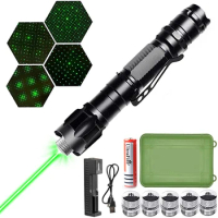 Green Laser 009 High Power Green Laser Pointer 532nm adjustable focus Red 1000 m 5mw Lazer Pointer sight Pen For hunting