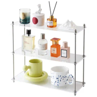 Acrylic Display Riser Stand For Amiibo Funko Pop Figures, Cupcake, Cosmetic, Nail Polish, Perfume, Jewelry For Display Shelf