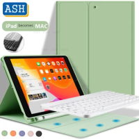 ASH for iPad Keyboard Case For iPad Air 4th 10.9 2020 Pro 11 2021 iPad 8th 7th Gen 10.2 10.5 9.7 2018 Air 4 3 2 1 Leather Cover