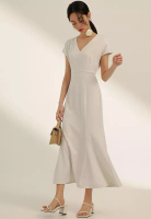 AIR SPACE Flowy Maxi Dress