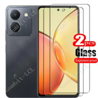 2PCS FOR Vivo Y36 6.64" Tempered Glass Protective ON VivoY36 4G 5G Y 36 V2247 Screen Protector Film Cover