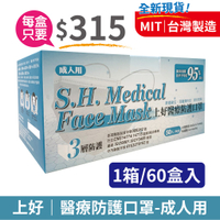 上好醫療防護口罩 (土耳其藍 / 1箱60盒)