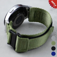 Nylon Strap for Samsung Galaxy Watch 6/6 Classic 47mm 43mm 40mm 44mm Quick Fit Band Galaxy Watch 4 Classic 5 Pro 45mm Bracelet