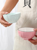 碗套裝家用10個南瓜碗日式陶瓷北歐沙拉碗創意小湯碗可愛餐具組合