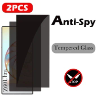2PC Privacy Tempered Glass For ZTE Nubia Z50 Z60 Ultra Z50S Pro Anti Spy Screen For Nubia Red Magic 8 8s 9 Pro Plus Glass Film