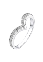 LITZ [SPECIAL] LITZ 18K White Gold Diamond Ring DR119-SZ12