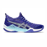Asics Blast FF 3 [1072A080-401] 男 羽球鞋 運動 比賽 訓練 襪套式 穩定 包覆 藍紫