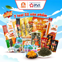 COMBO 7 DÒNG 22 SẢN PHẨM: gồm 22 sản phẩm tổng hợp bim bim, snack ướt và chân gà của Ăn cùng Bà Tuyế