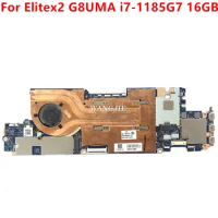 For HP Elitex2 G8 i7-1185G7 13 16GB RAM Laptop Motherboard M51656-601 M51656-001 LA-K711P 100% Working