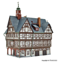 Mini 預購中 Kibri 38919 HO規 Half-timbered house 半木結構的房子.套件
