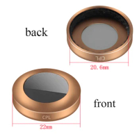 Special filter for car 70mai driving recorder lens,for 70 mai Dash Cam 1S gold CPL Polarizing Glas CPL Filter