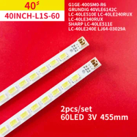 LED Backlight Strip 60 Lamps for 40" TV 40INCH-L1S-60 G1GE-400SM0-R6 Grundig 40VLE6142C LC-40LE510E LC-40LE240RUX