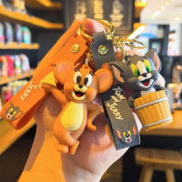 พวงกุญแจ Tom and Jerry รุ่น 2 หรูหราและราคาถูก ของขวัญวันเกิด ลิขสิทธิ์ Tom and Jerry Disney