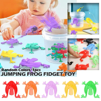 10pcs Bouncing Frog Jumping Frog Children Educational And Women Naughty Toys Baby Frogs Classic E9G8