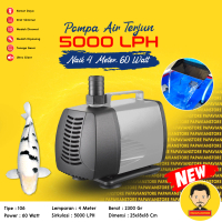 Pompa Mesin Filter Kolam Ikan Hias Koi Aquarium Tank Submersible Hidroponik Hydroponic Water Pump Ce