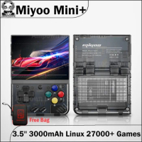 MIYOO MINI PLUS Miyoo Mini + 3.5'' IPS Retro Handheld Game Players Linux System 3000mAh Video Game Console ARCADE ATARI2600 MD