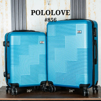 POLOLOVE Koper 24 Inci - Koper 20 Inci | Koper Pulang Kampung Koper Traveling Koper TSA Lock - 856 K
