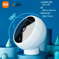 Xiaomi Smart IP Camera 2K 1296P Full HD IR Night Vision Security Monitor Super Wide-Angl WIFI Surveillance MINI Camera Mijia APP