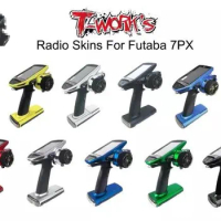 T-WORK'S Futaba 7PX Radio Skin Sticker Mirror Chrome Radio 3D Colors Graphite Sticker for futaba 7PX/7PXR Gift screen protector