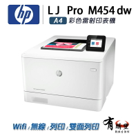 【有購豐-請確認貨況】HP Color LaserJet Pro M454dw 彩色雷射單工印表機｜適用：416A、416X 碳粉