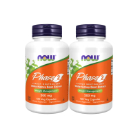 即期品【NOW Foods】專利型Phase 2 白腎豆膠囊 買一送一(120顆*2瓶)